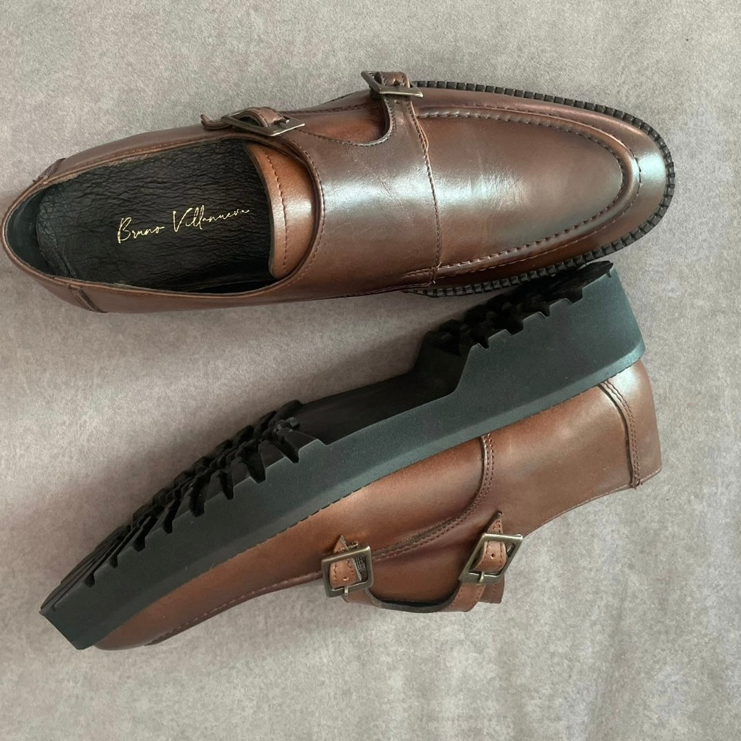 Monkstrap café Atanado Mod 7003