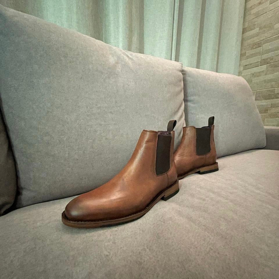 Bota chelsea Honey Vintage Goodyear Welt modelo JHN