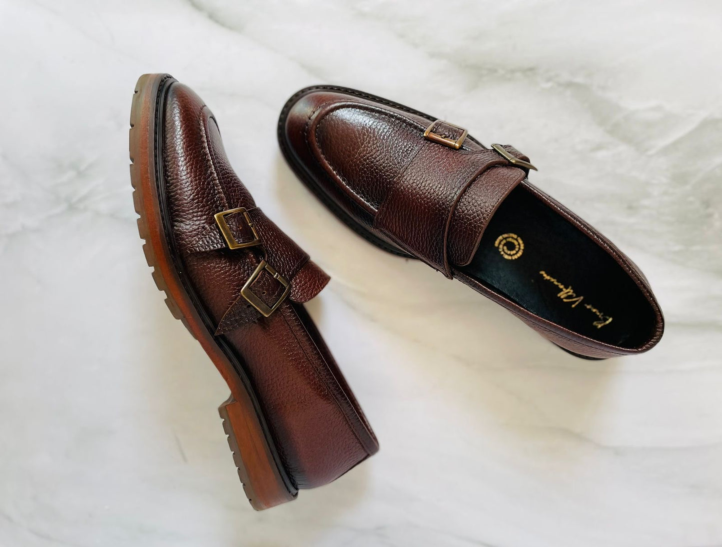 Monkstrap Floter cognac Mod 7005