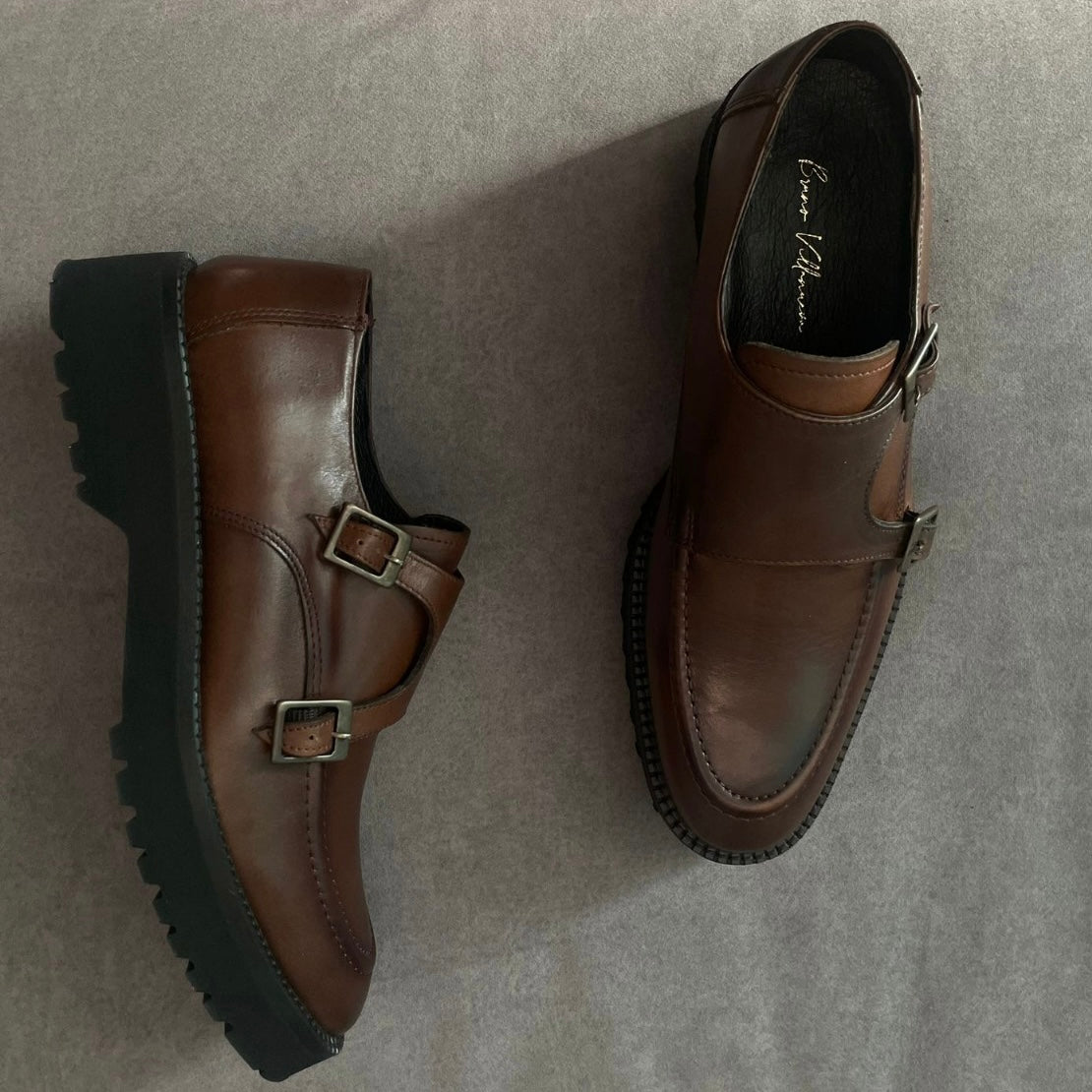 Monkstrap café Atanado Mod 7003