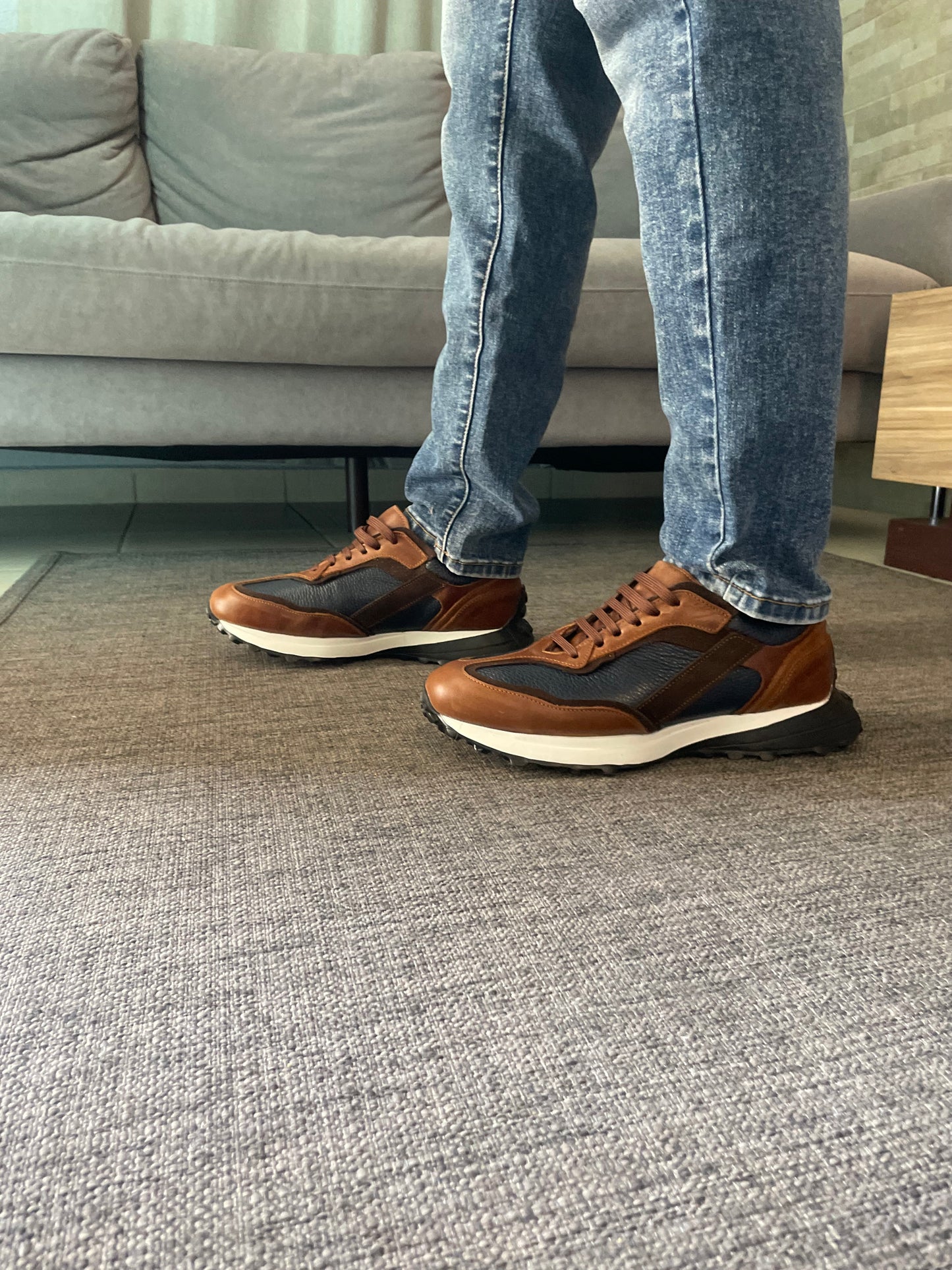 Sneakers Blue Deer Xtra Ligth corte piel y suela de Eva Mod 20011