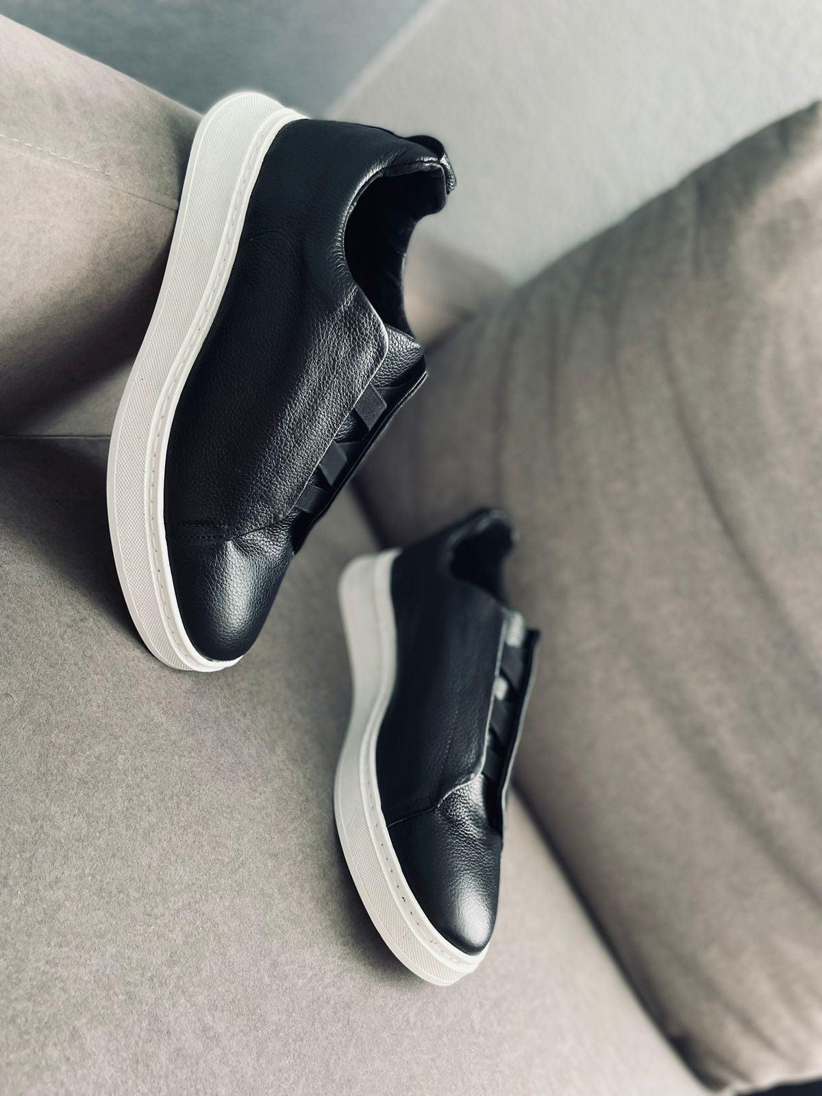 Sneakers Z black corte piel Mod 1009SA