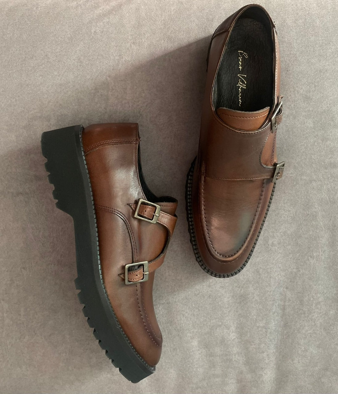 Monkstrap café Atanado Mod 7003