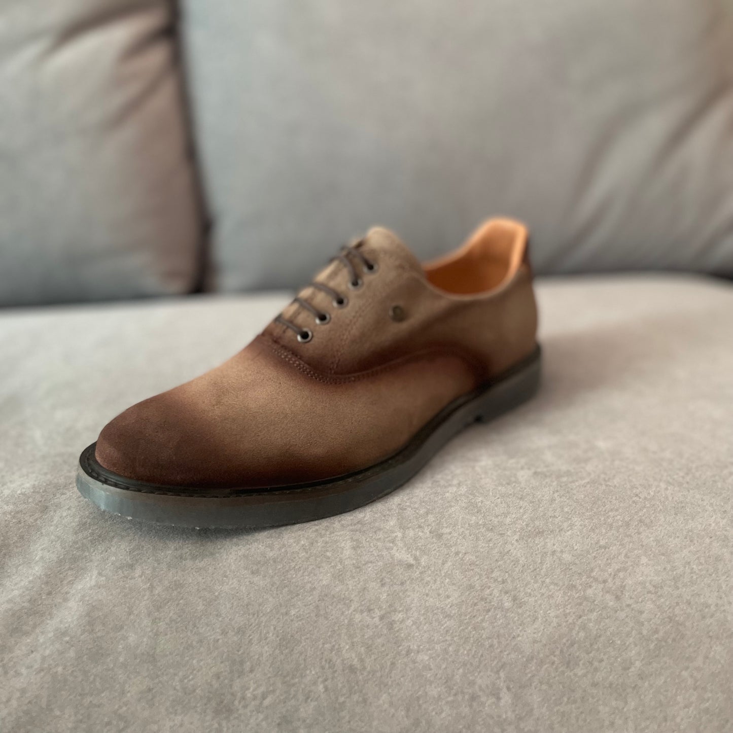 Oxford gamuza canela Mod Enzo 001