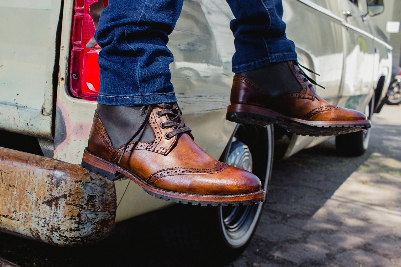 Bota Stamford Vintage Honey Goodyear Welt