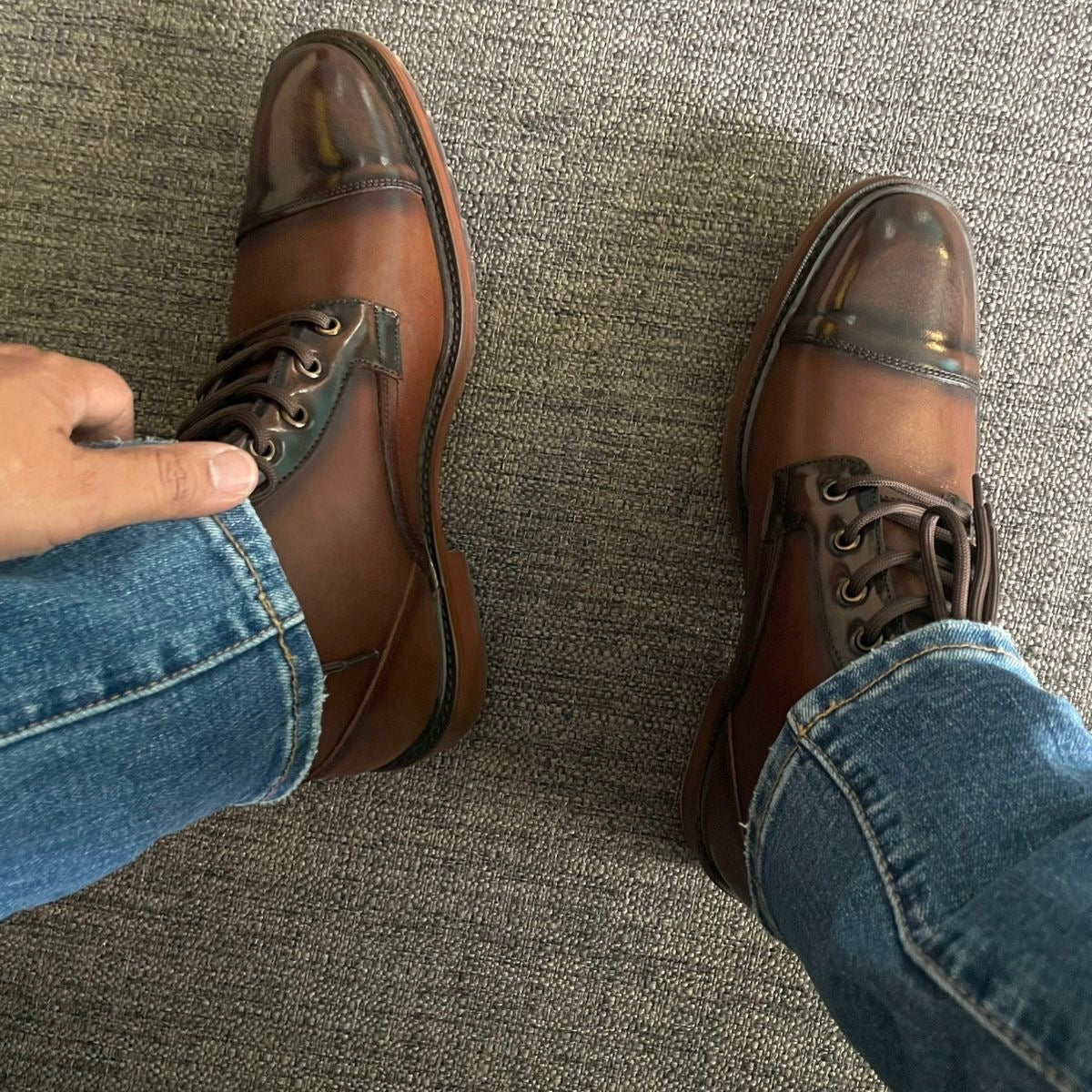 Combat Boots honey shine cuero y antiderrapante Mod 005