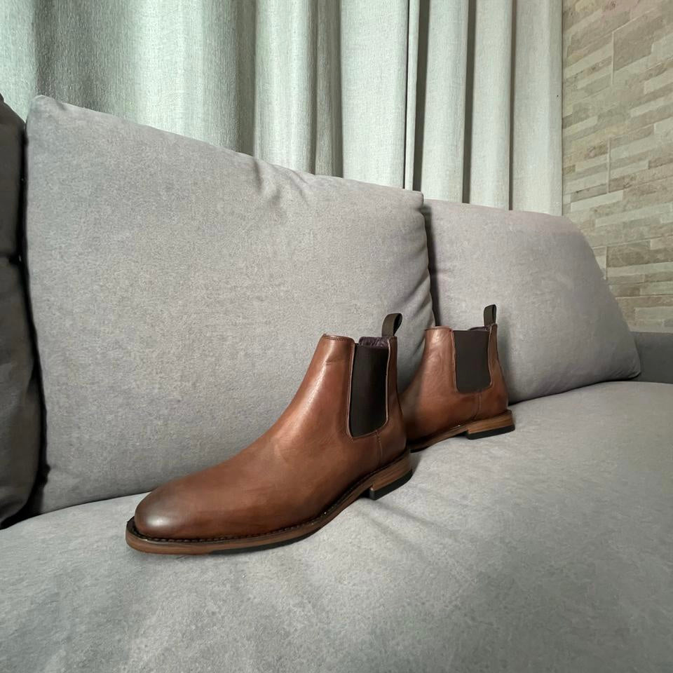 Bota chelsea Honey Vintage Goodyear Welt modelo JHN
