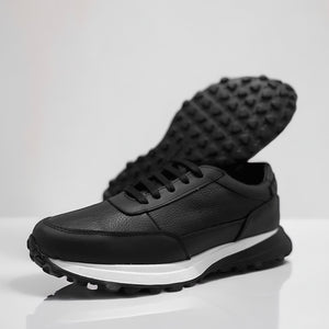 Sneakers con piel de venado y res + suela ultraligera de Eva Mod 20K