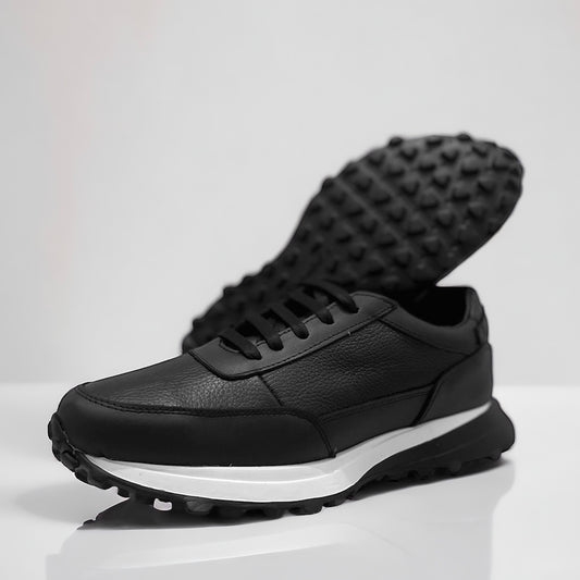 Sneakers con piel de venado y res + suela ultraligera de Eva Mod 20K