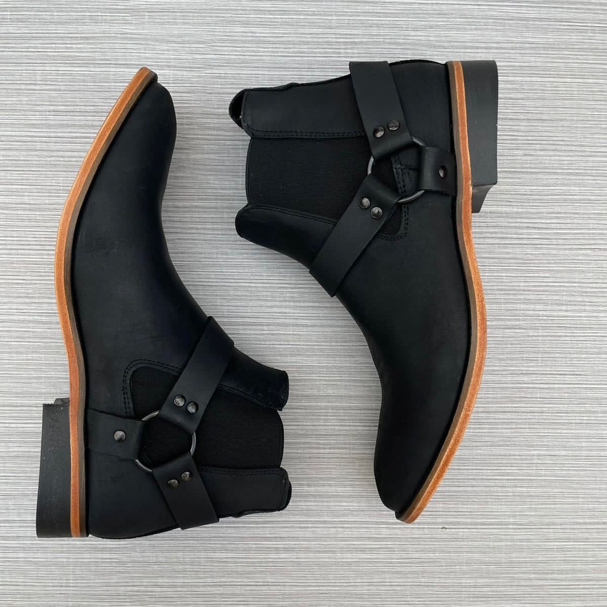 RockLover negra crazy suela cocida Mod 400