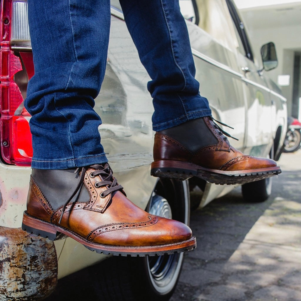 Bota Stamford Vintage Honey Goodyear Welt