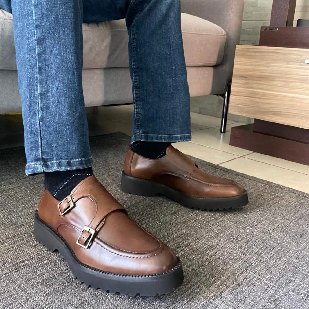 Monkstrap café Atanado Mod 7003