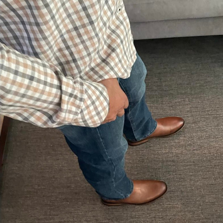 Bota chelsea Honey Vintage Goodyear Welt modelo JHN