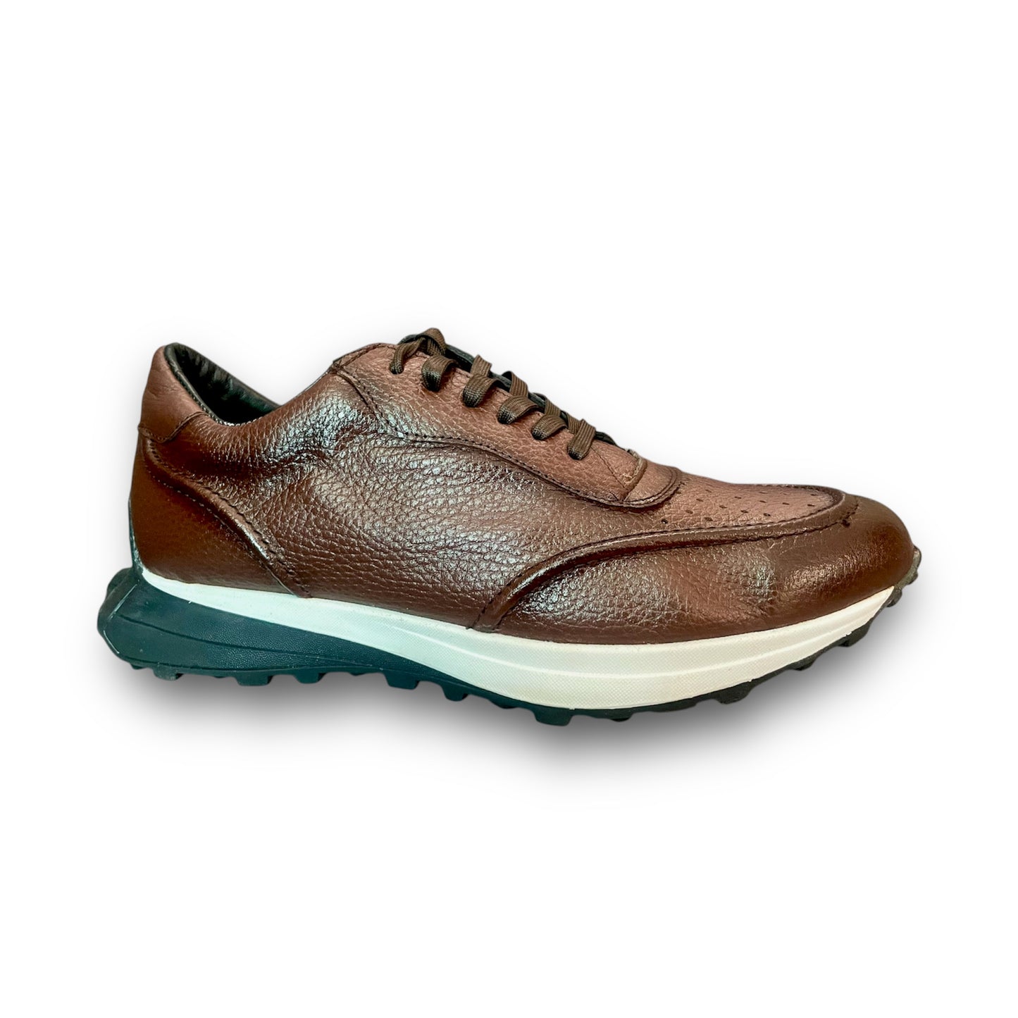 Sneakers relief roble corte y forro de piel Mod 1016