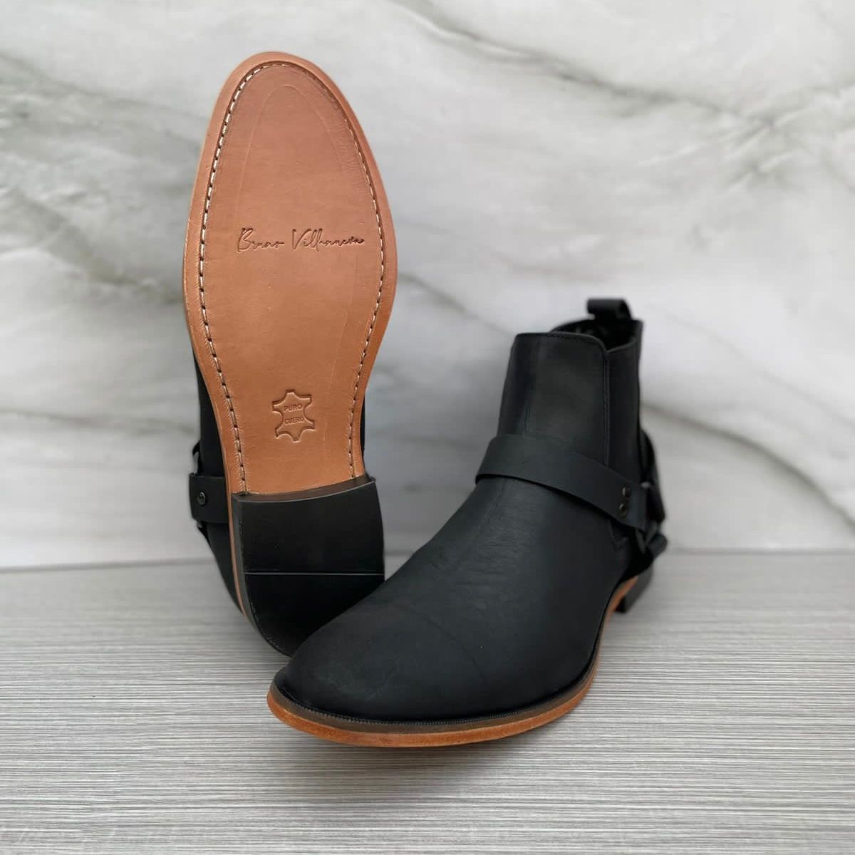 RockLover negra crazy suela cocida Mod 400
