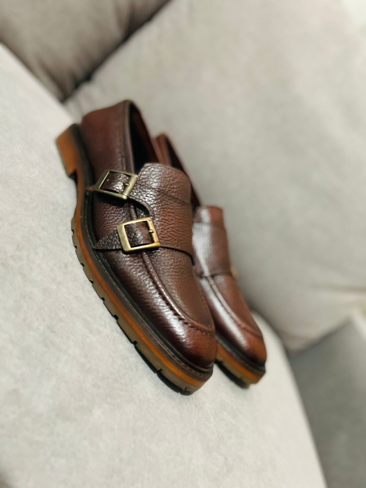 Monkstrap Floter cognac Mod 7005