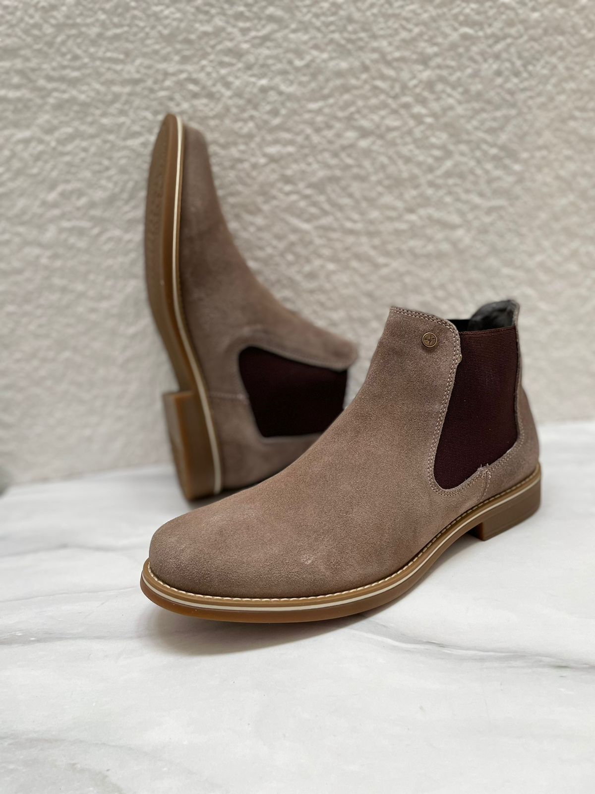 Bota corte piel calidad premium Bentley Gray Mod 3604