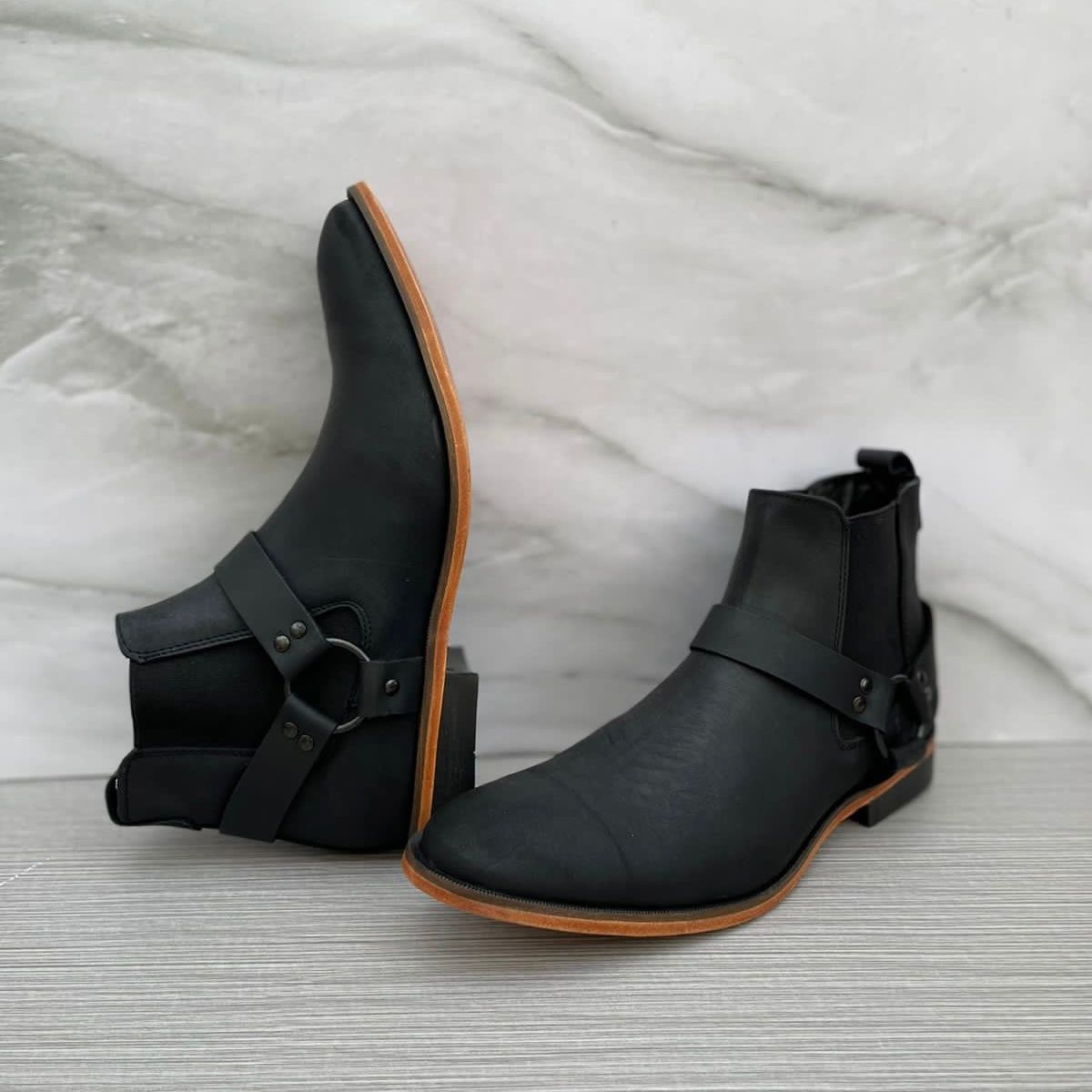 RockLover negra crazy suela cocida Mod 400