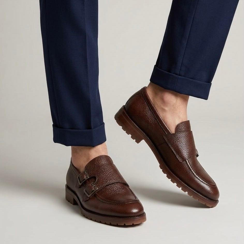 Monkstrap Floter cognac Mod 7005