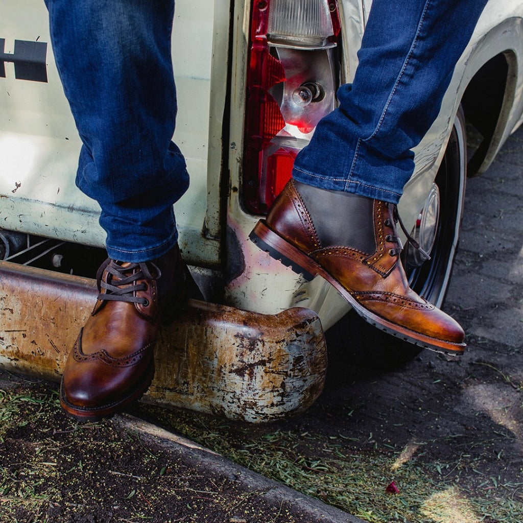 Bota Stamford Vintage Honey Goodyear Welt