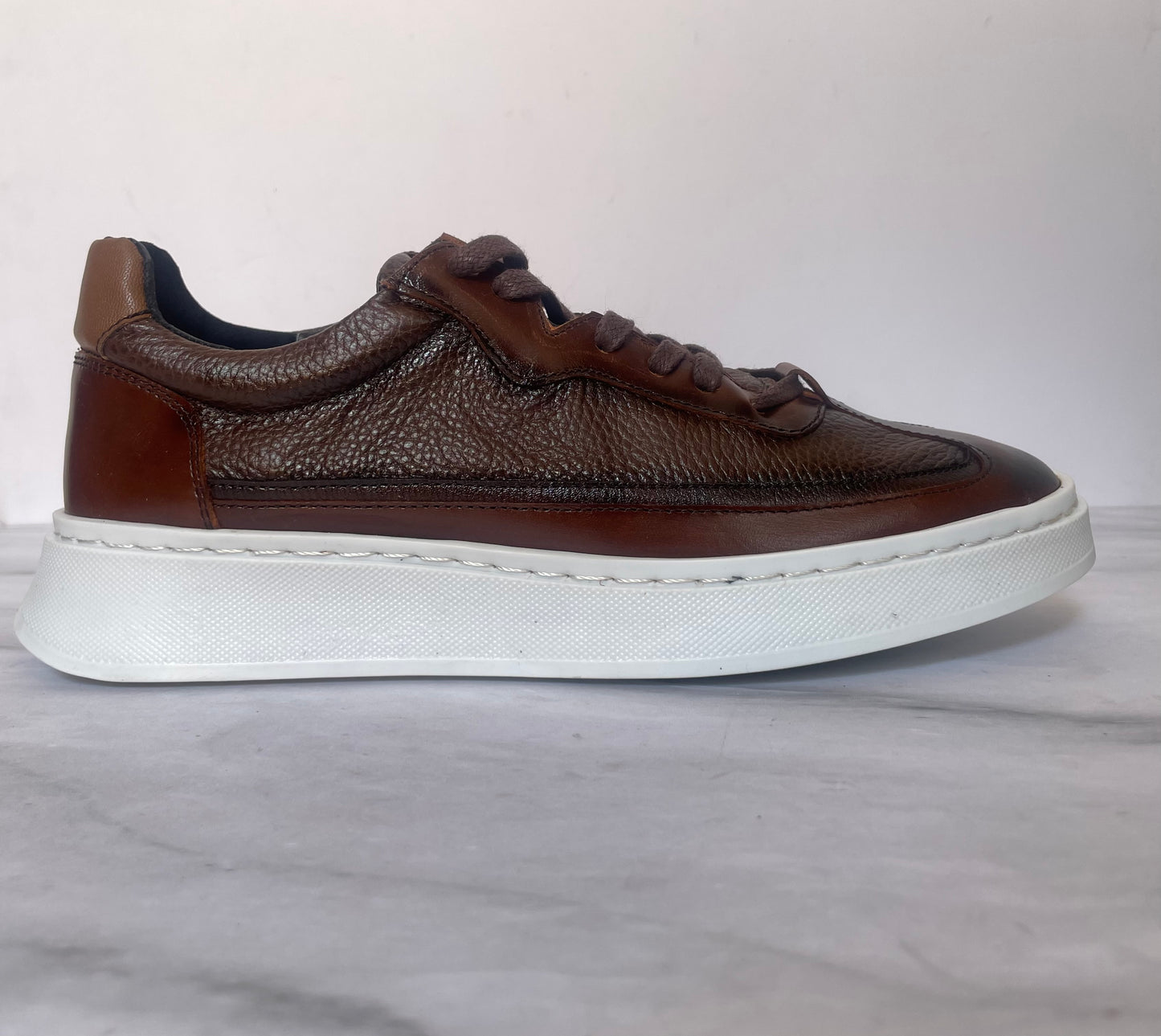 Sneakers Hugo oak corte piel Mod 121