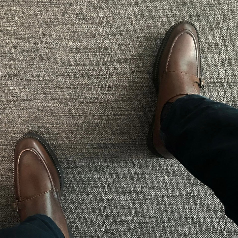 Monkstrap café Atanado Mod 7003