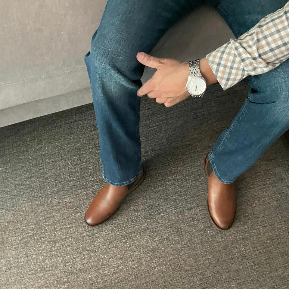 Bota chelsea Honey Vintage Goodyear Welt modelo JHN
