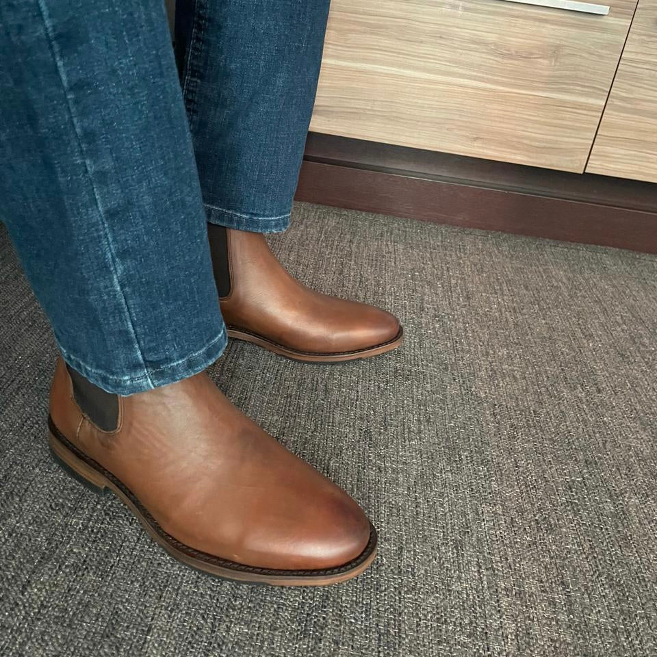 Bota chelsea Honey Vintage Goodyear Welt modelo JHN