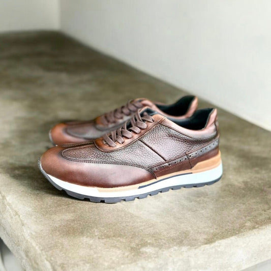 Sneakers urban walker roble corte y forro de piel Mod 2020