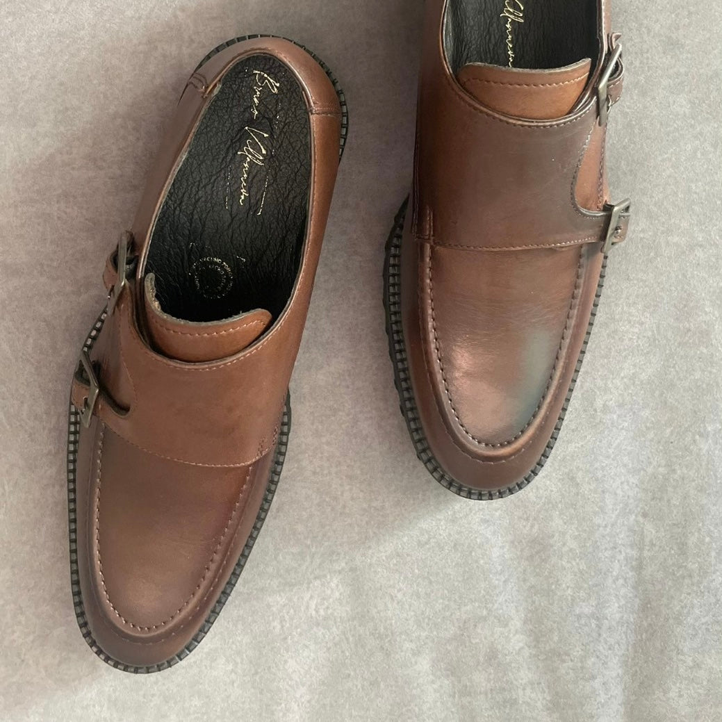 Monkstrap café Atanado Mod 7003