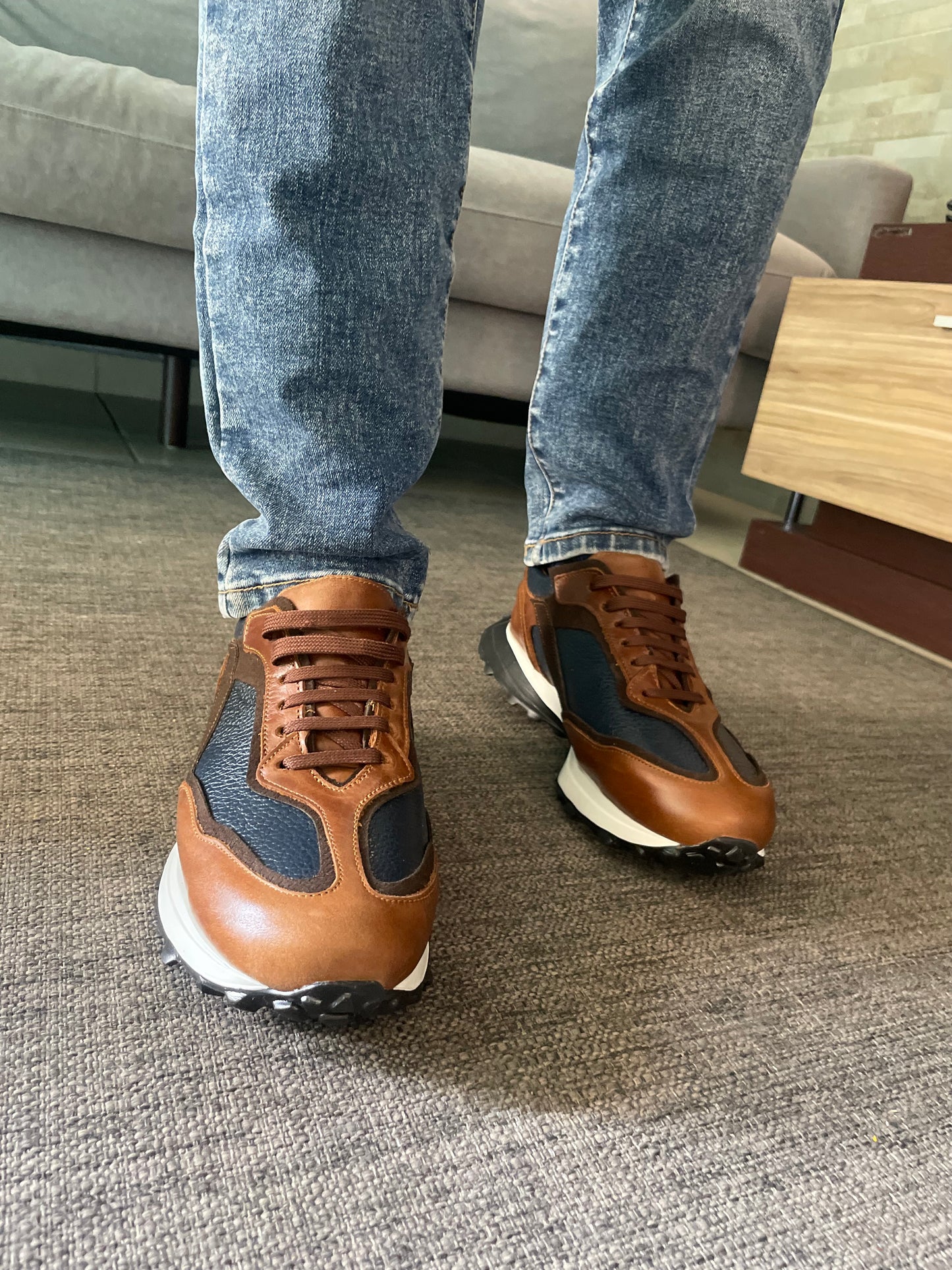 Sneakers Blue Deer Xtra Ligth corte piel y suela de Eva Mod 20011
