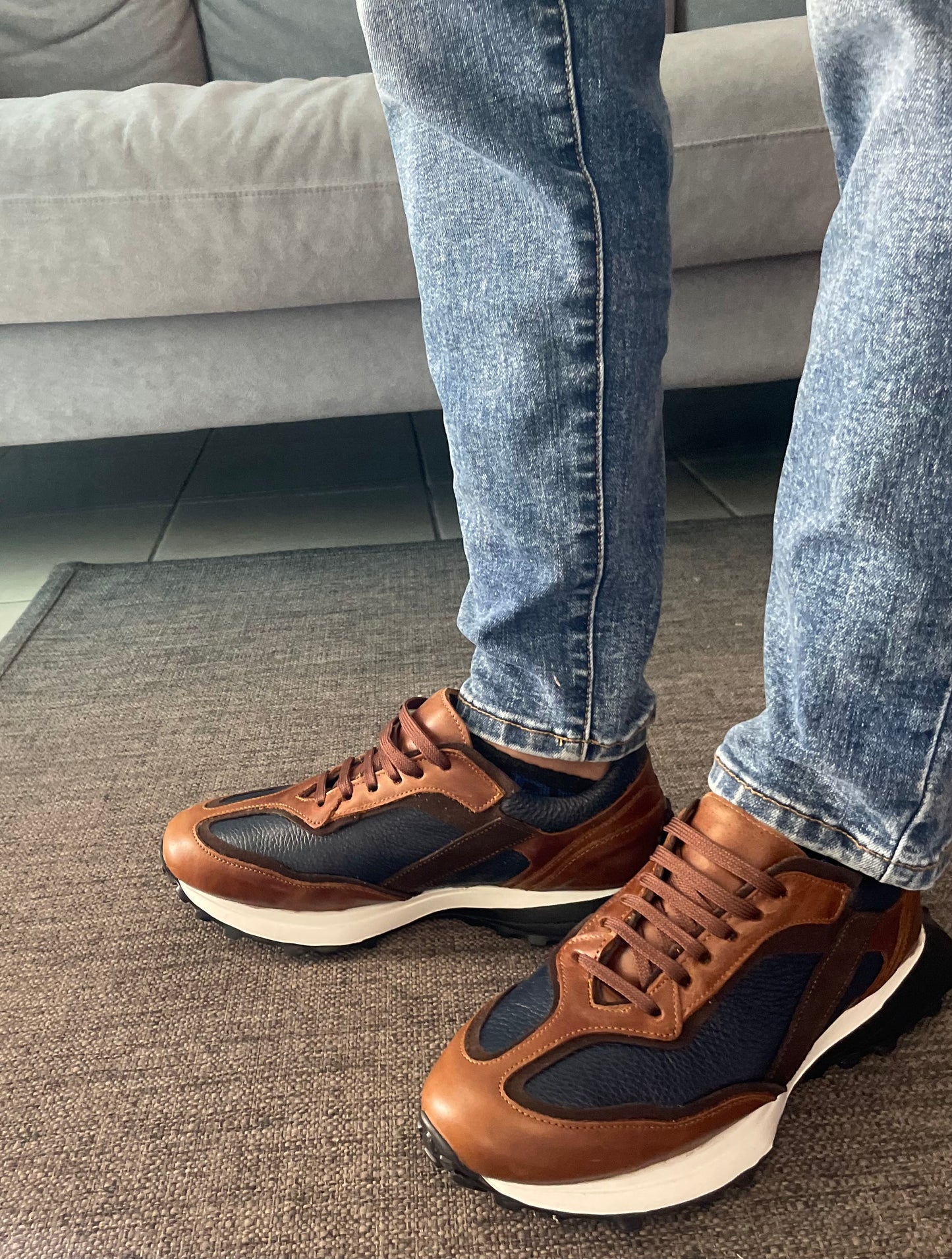 Sneakers Blue Deer Xtra Ligth corte piel y suela de Eva Mod 20011