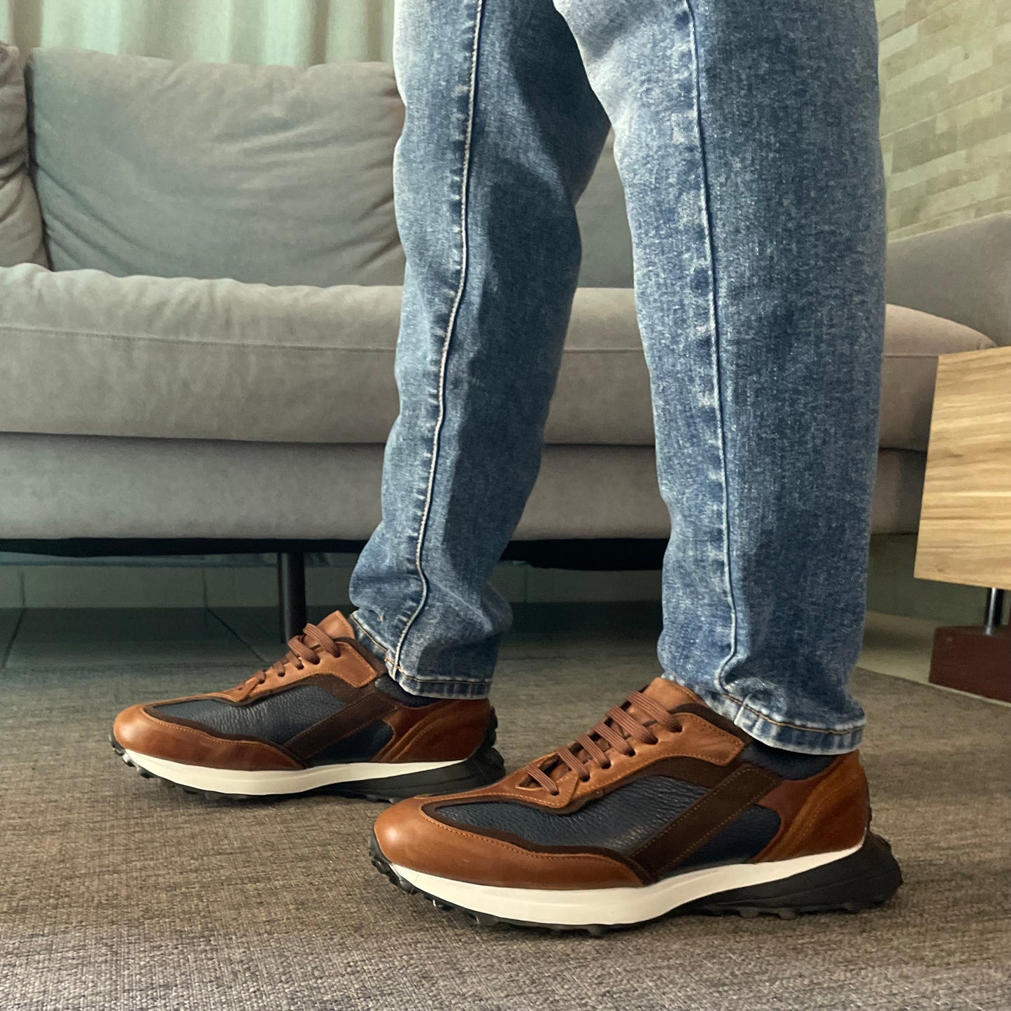 Sneakers Blue Deer Xtra Ligth corte piel y suela de Eva Mod 20011