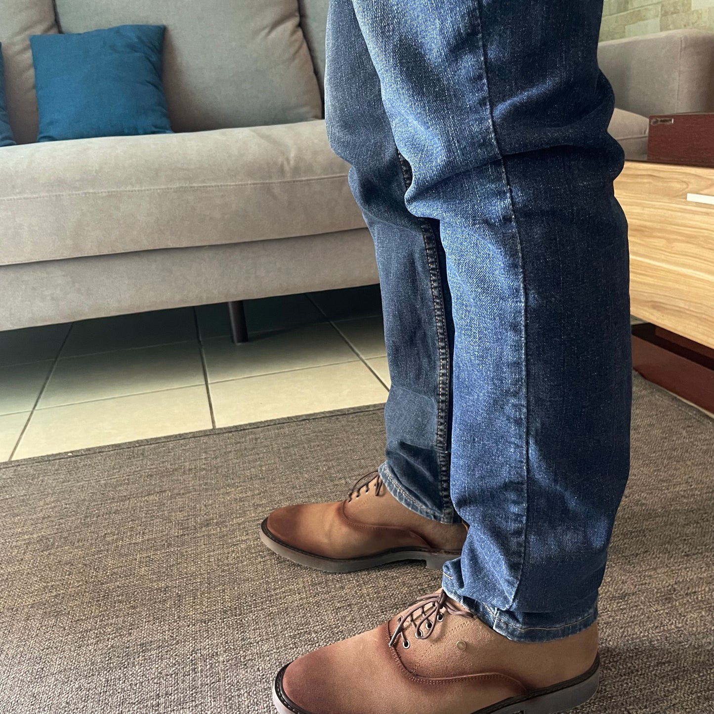 Oxford gamuza canela Mod Enzo 001
