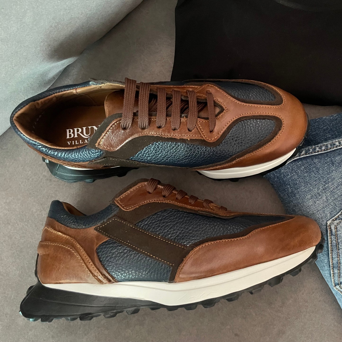 Sneakers Blue Deer Xtra Ligth corte piel y suela de Eva Mod 20011