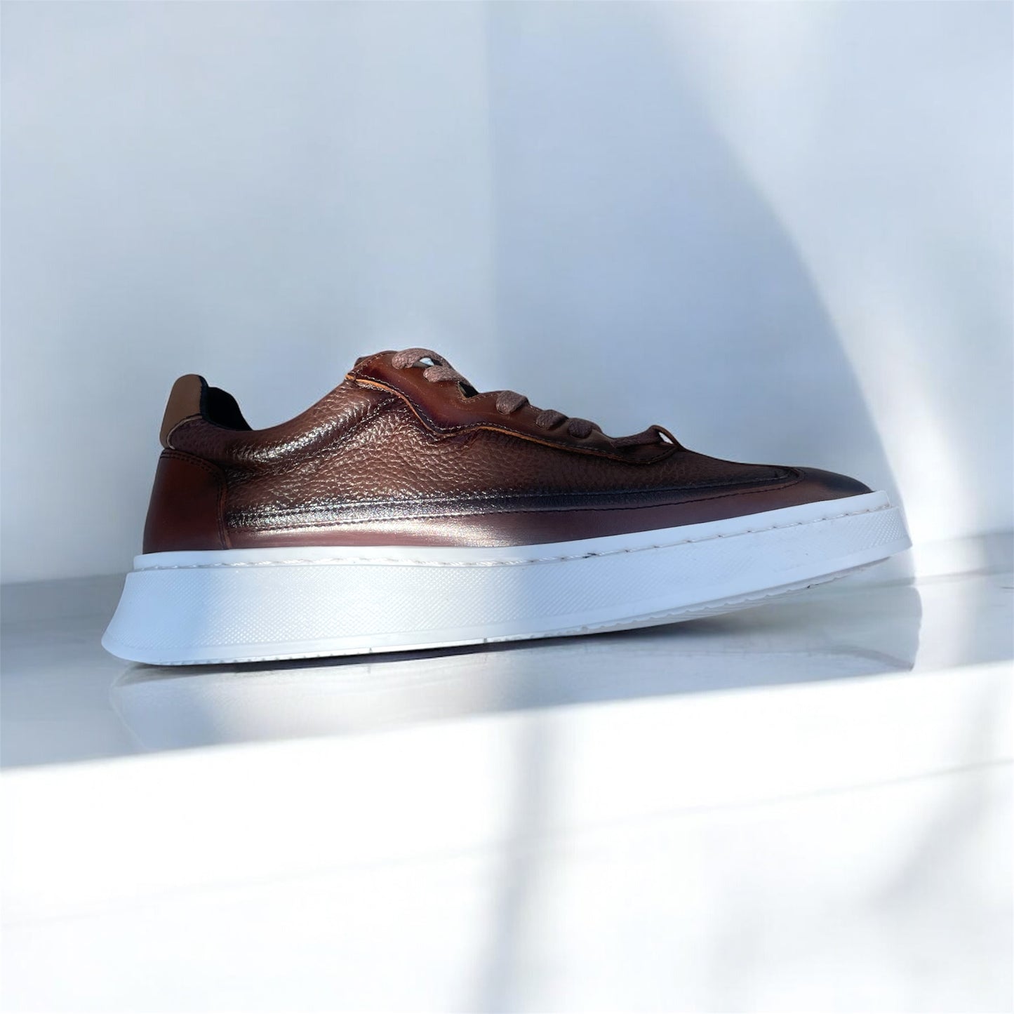Sneakers Hugo oak corte piel Mod 121