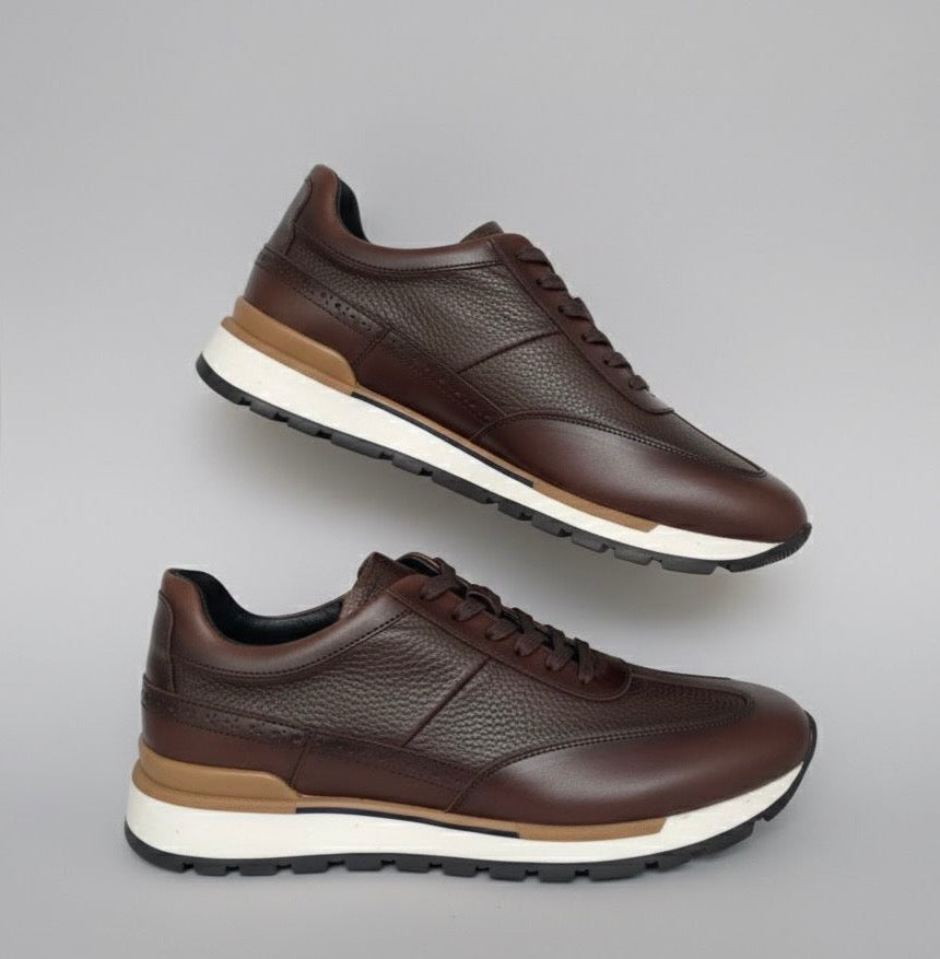 Sneakers urban walker roble corte y forro de piel Mod 2020