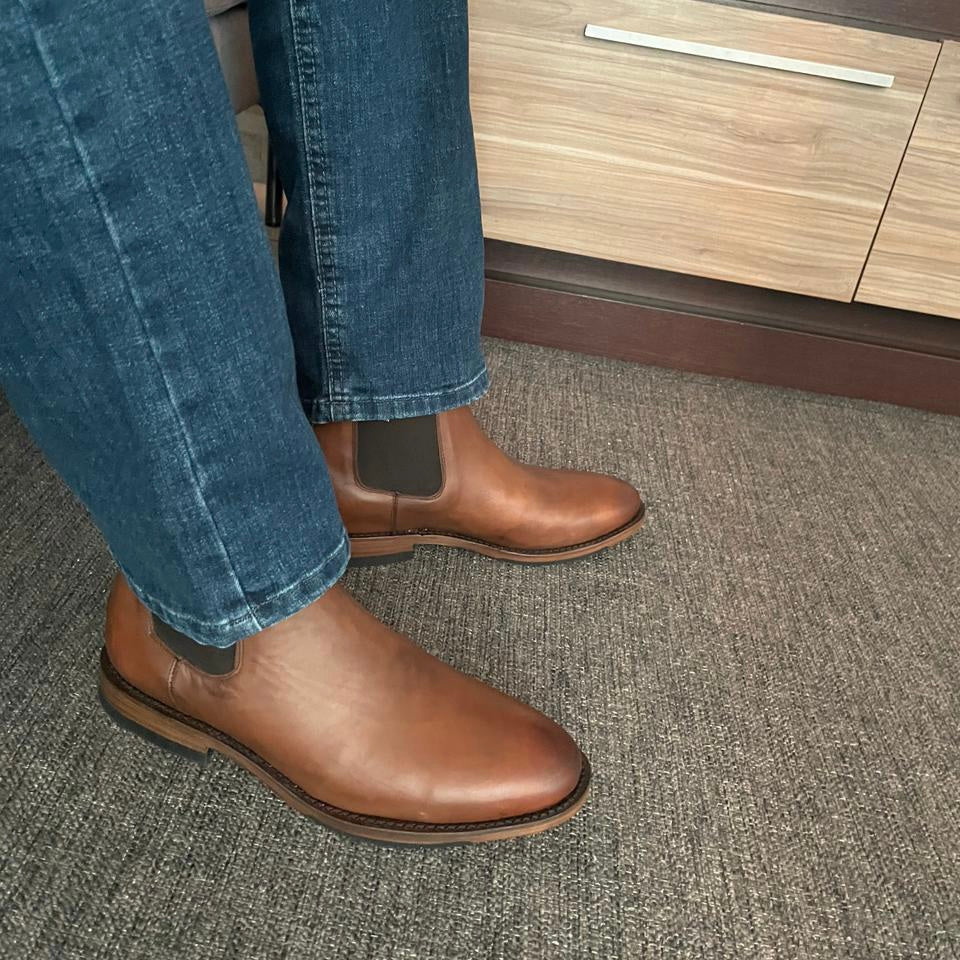 Bota chelsea Honey Vintage Goodyear Welt modelo JHN