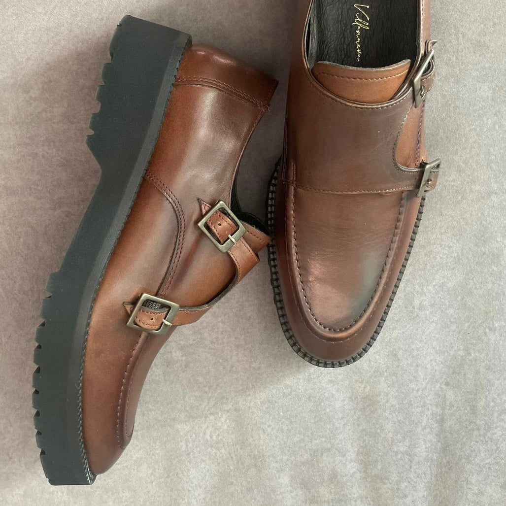 Monkstrap café Atanado Mod 7003