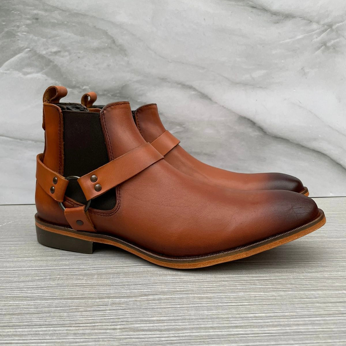 Arnés Chelsea Boots Wax smoked suela cocida Mod 400
