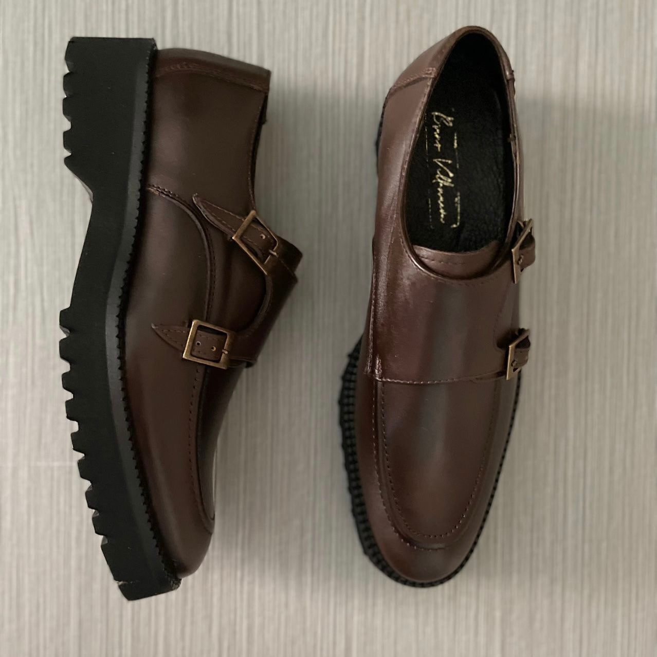 Monkstrap café Atanado Mod 7003