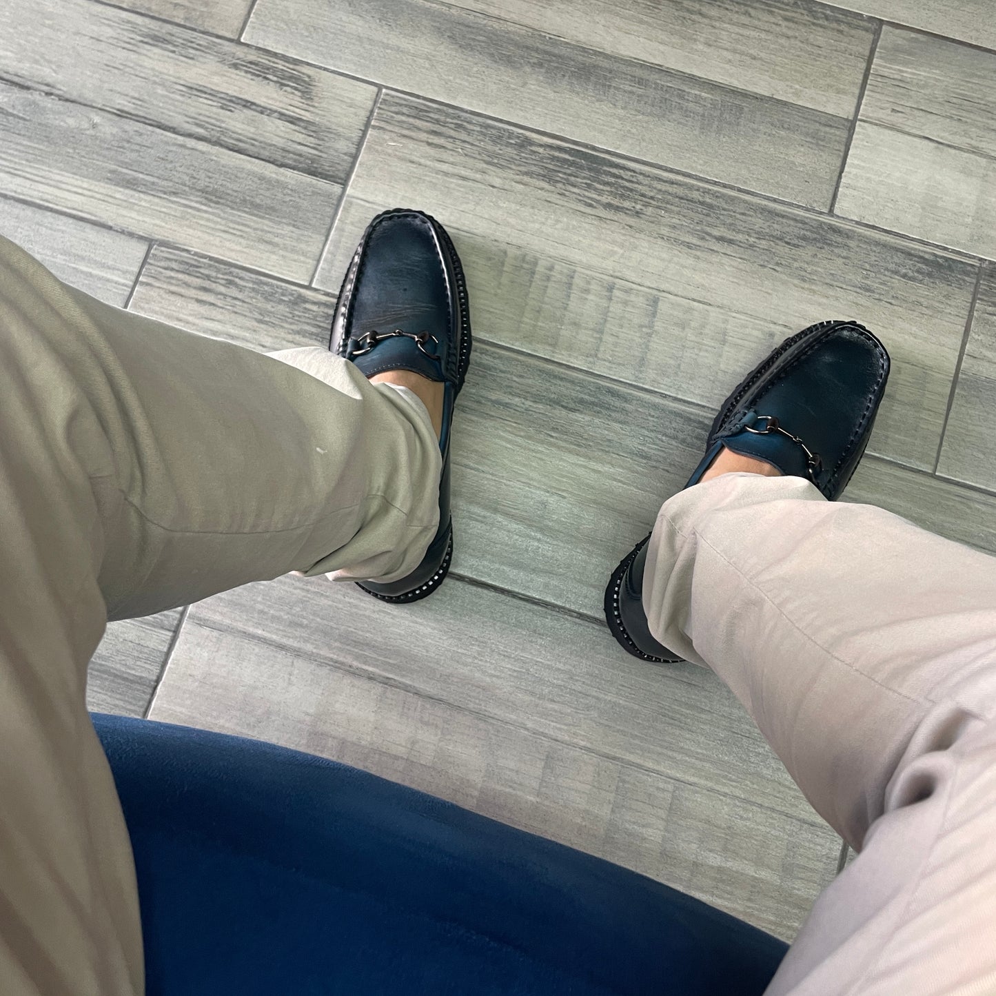 Mocasín Shore blue plataforma y suela ultra Mod 2023