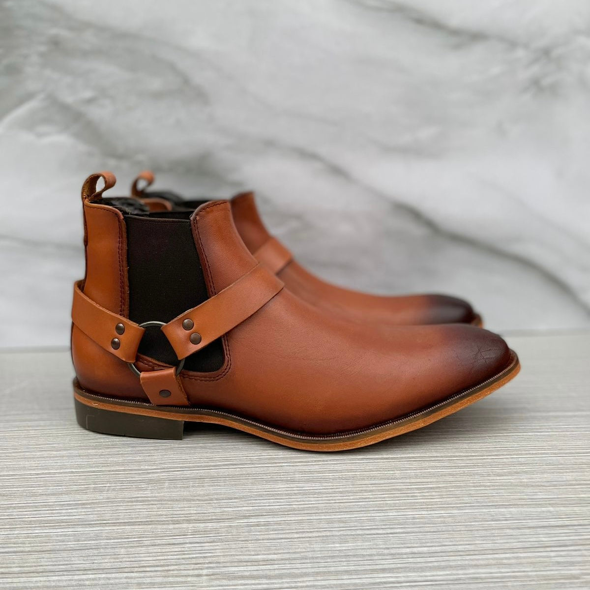 Arnés Chelsea Boots Wax smoked suela cocida Mod 400