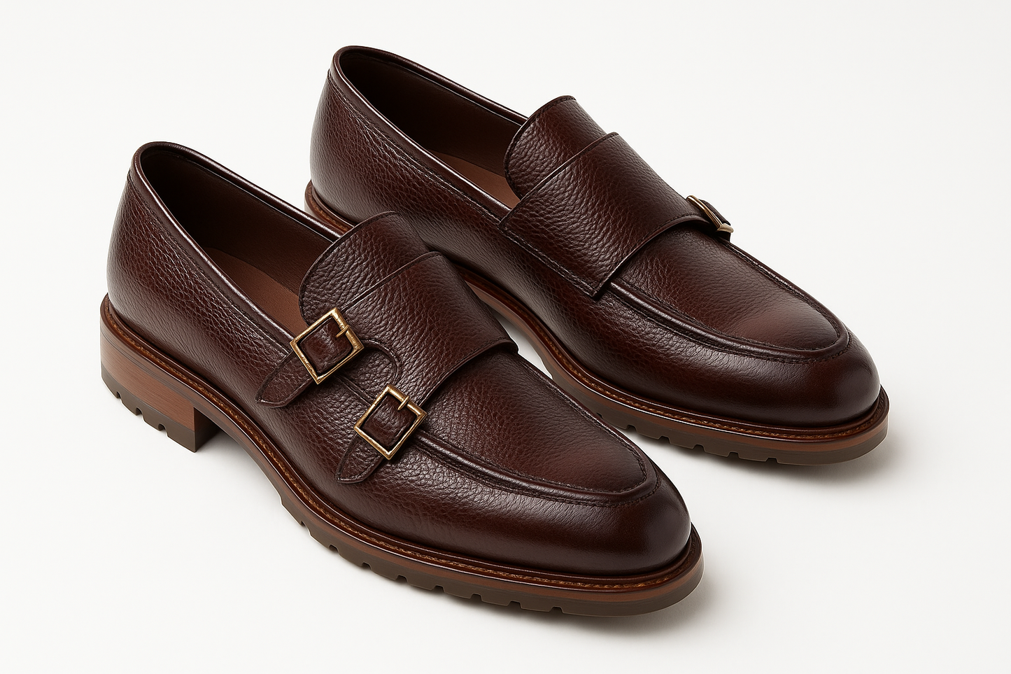 Monkstrap Floter cognac Mod 7005