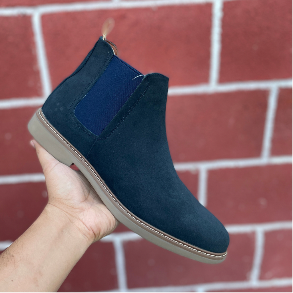 Chelsea Gamuza marino Suela de Goma Mod 35800