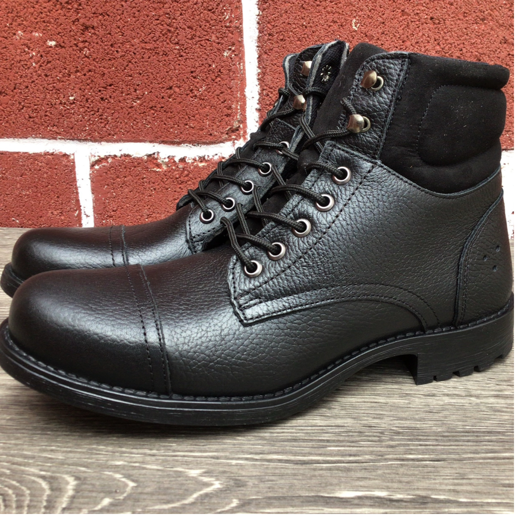 Bota de piel suela antiderrapante Mercer Negro 33904