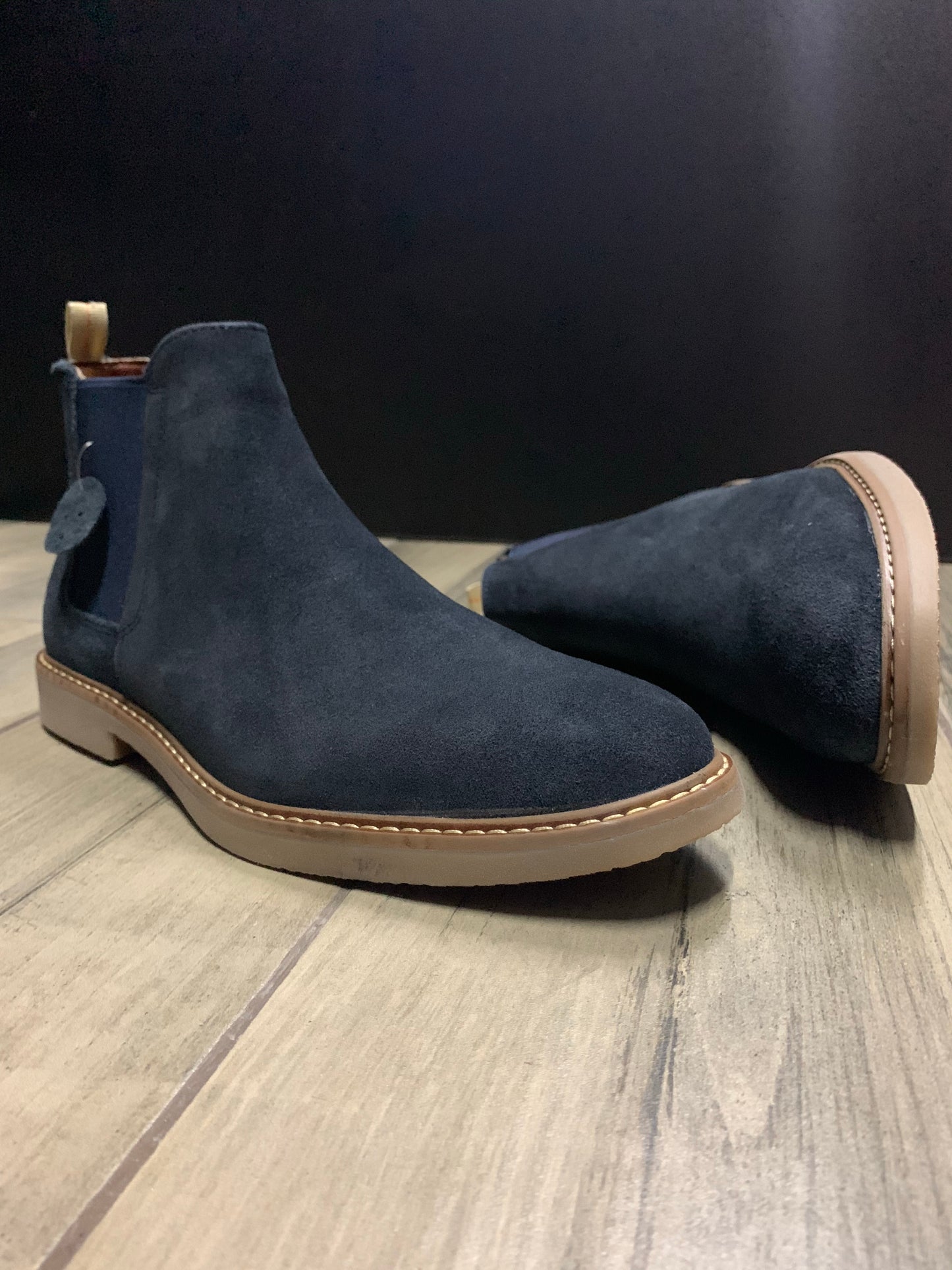 Chelsea Gamuza marino Suela de Goma Mod 35800