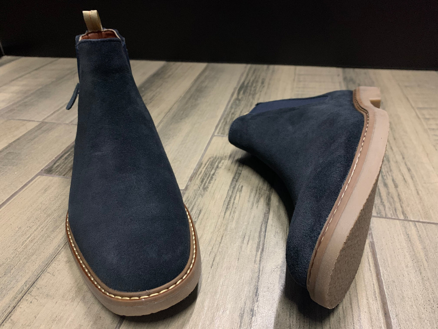 Chelsea Gamuza marino Suela de Goma Mod 35800