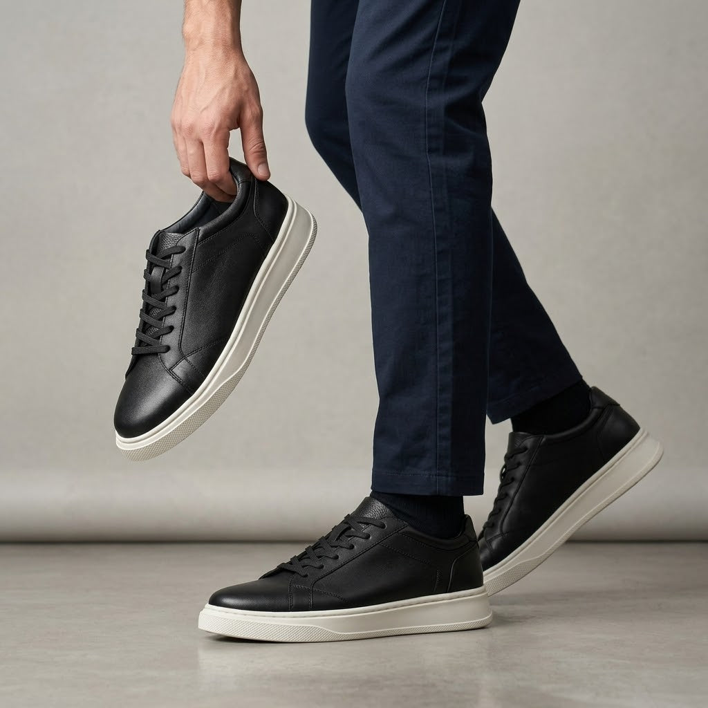 Tenis casuales color negro mod 1410