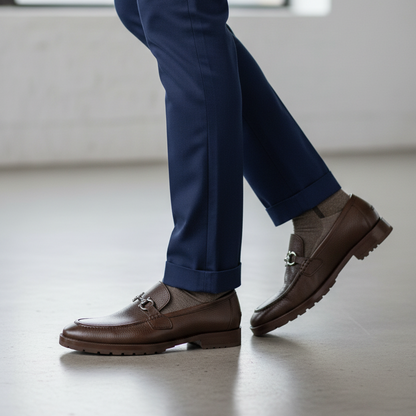 Mocasín Di Petrova corte Flotter color Cognac Mod 7009